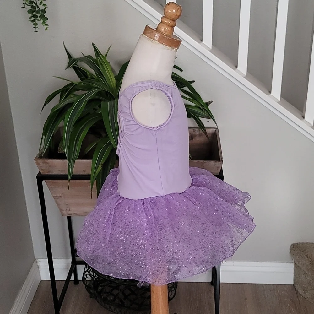 Shimmy Shimmy Lavender Ballet Tutu Dress Girls 7/8 Sparkle Dance Dress NWT